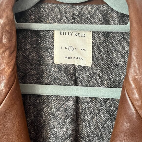 RARE Billy Reid Men's Leather Blazer Coat - Picture 4 of 6